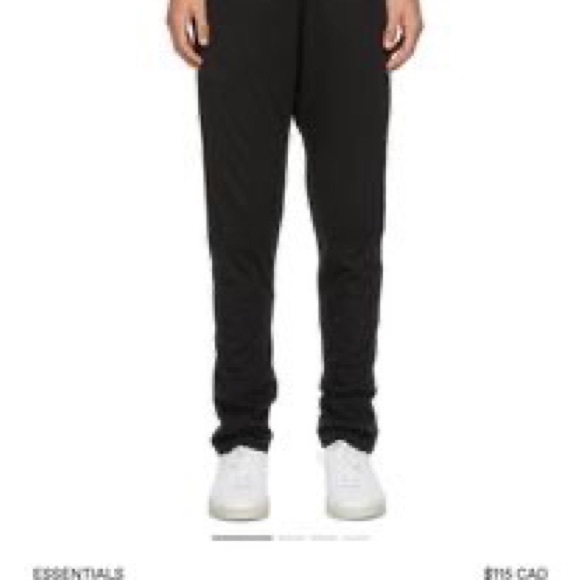 New in the bag Essentials Fear of God Black Jersey Lounge Pants - Picture 3 of 9